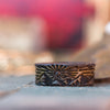 Mountains Leather Ring | Dark Olive
