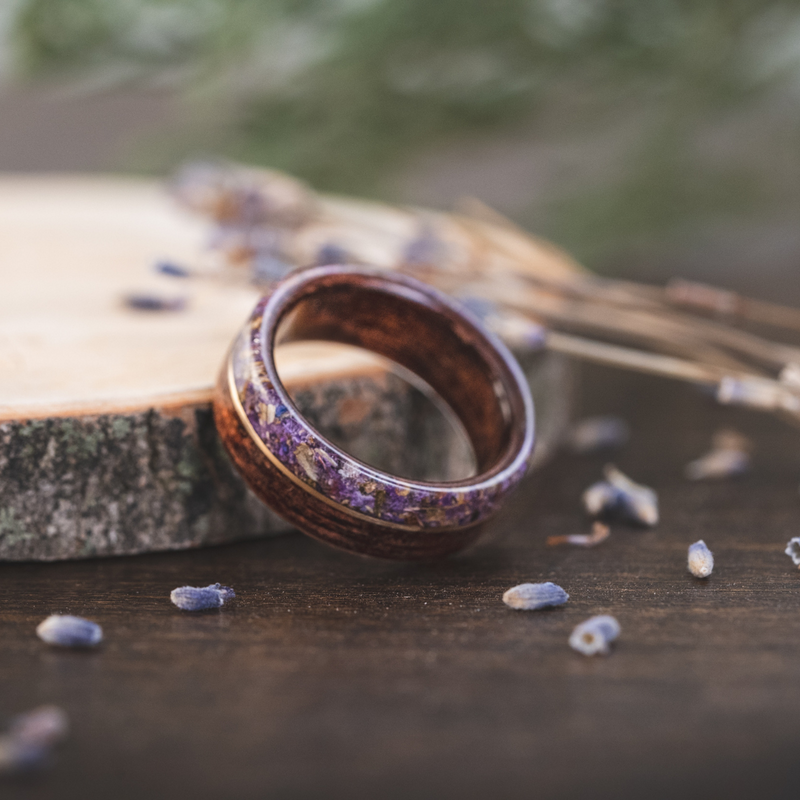 The Champs Elysees Provence Lavender Antique Walnut Women s