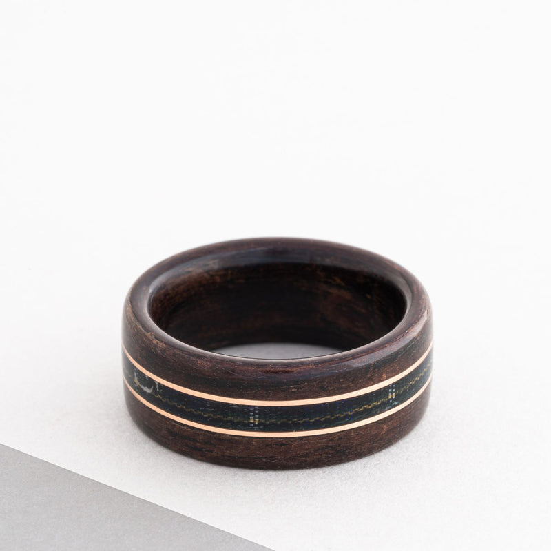 The-Campbell-Tartan-Rosewood-Campbell-of-Argyll-Tartan-Wood-Wedding-Band-Dual-Copper-Inlays-Size-9-9mm-Wide