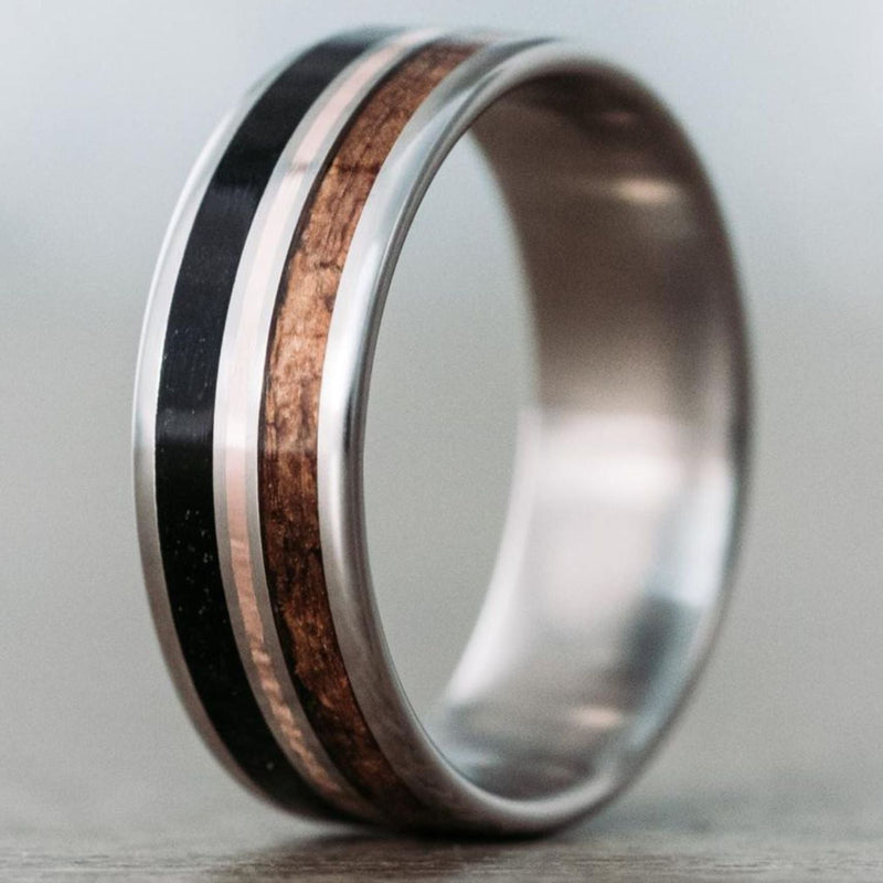 The-Navy-USS-NC-teak-rose-gold-inlay-navy-blue-uniform-titanium-mens-wedding-band
