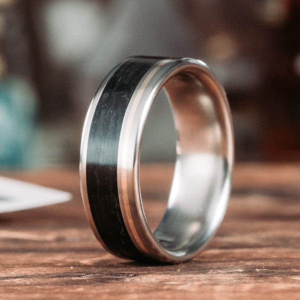 ::Shown in 8mm Wide | Titanium
