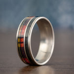 (In-Stock) The Celtic | Titanium Wedding Band (Buchanan Modern) - Size 10.25/8mm