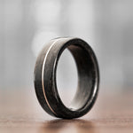 (In-Stock) The Whiskey Neat Ring - White Gold - Size 9/8mm Wide