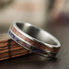 Wynds-Quest-sea-lavender-antique-walnut-titanium-mens-wedding-band