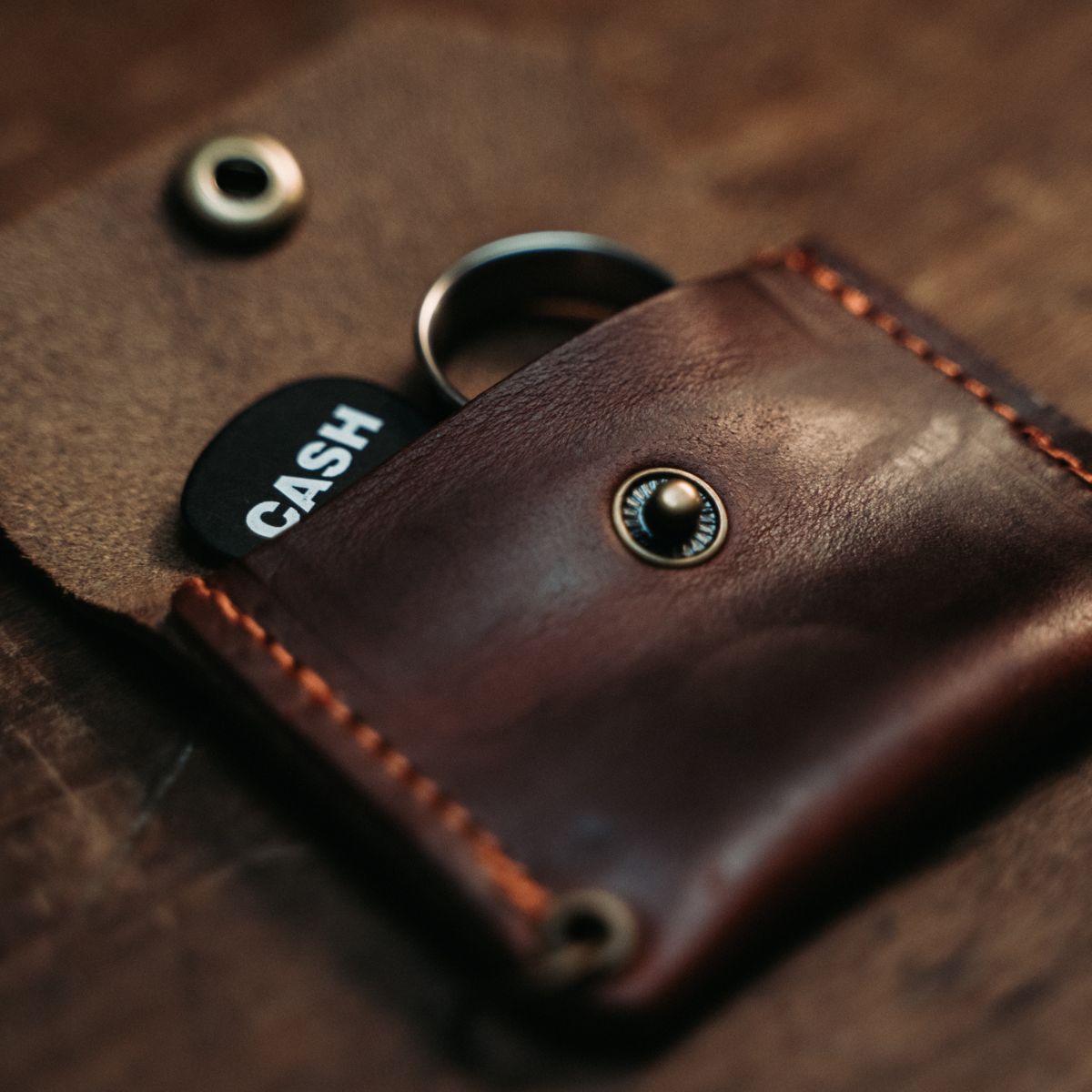 Genuine Leather Ring Wallet - Made in the USA – Rustic and Main