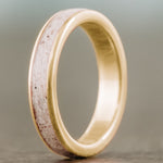 The Huntress | Women's Elk Antler and Gold Ring